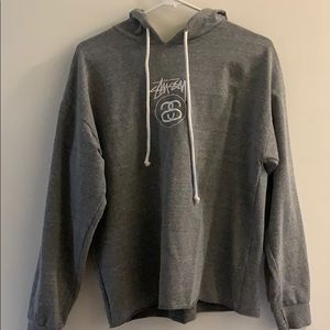 Grey Stussy hoodie